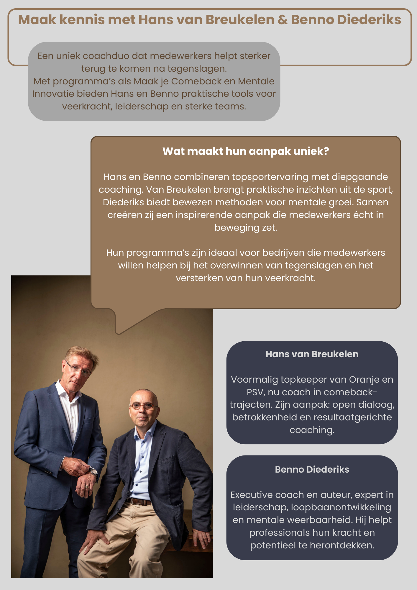 Hans & Benno flyer deel 1